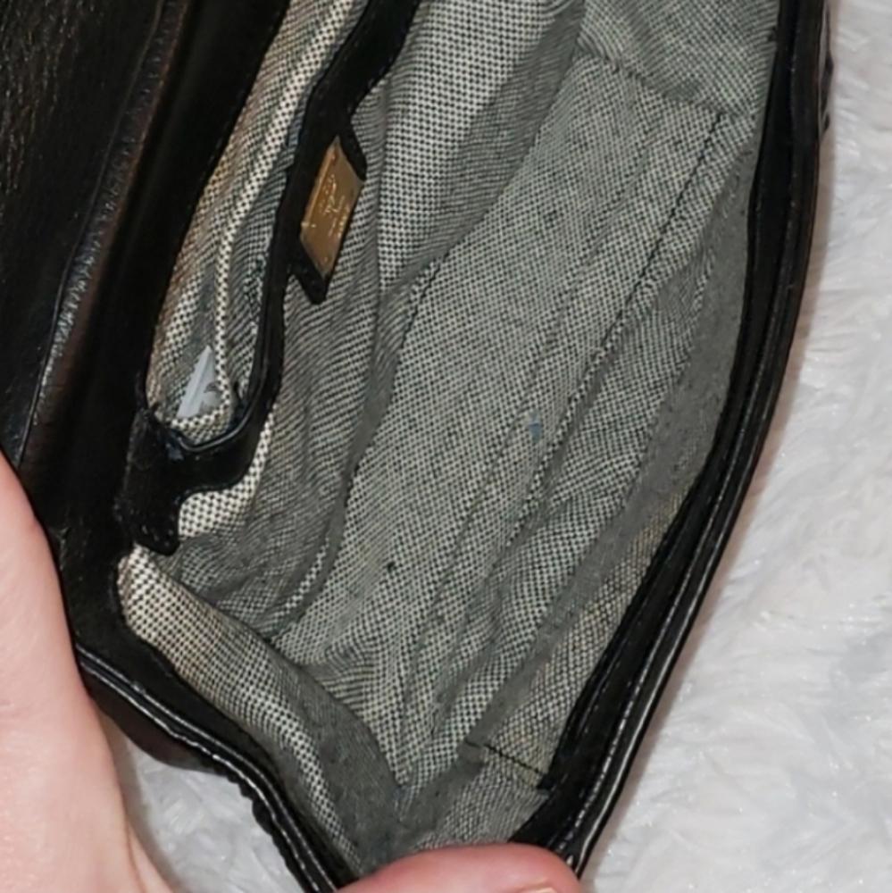 Mcm Python Brown/Black Gold Leather Women's Cross… - image 3